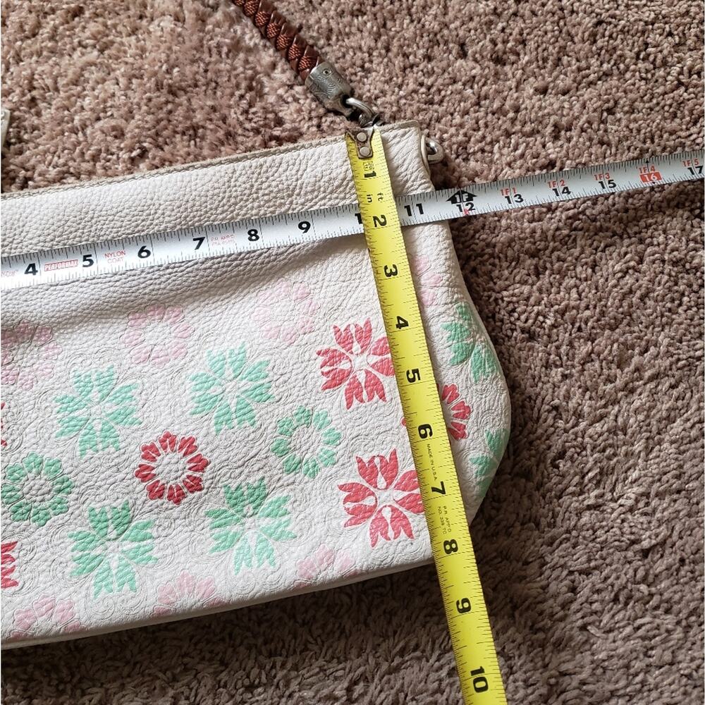 The Sak indio ivory floral leather shoulder bag multi color flower - Picture 10 of 13